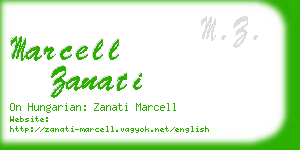 marcell zanati business card